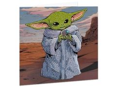 Craft Buddy Crystal Art Pohlednice Baby Yoda
