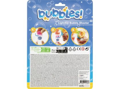 Craft Creative Bulifuková pistole svítící + 2 bublifuky 50 ml
