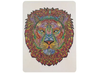 Craft Creative Dřevěné puzzle Lev 132 dílků