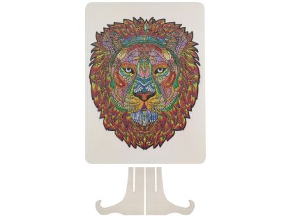 Craft Creative Dřevěné puzzle Lev 132 dílků