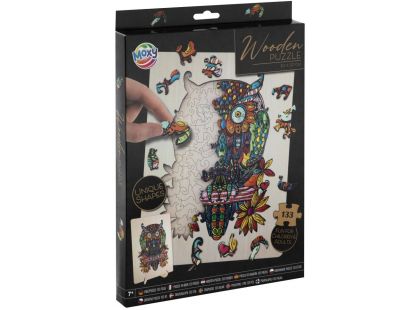 Craft Creative Dřevěné puzzle Sova 132 dílků