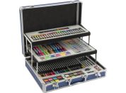 Craft Creative Malířský kufřík kovový rozkládací 140 ks