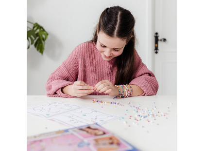 Craft Creative Sada na výrobu třpytivých náramků