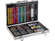 Craft Creative Umělecký kufřík kovový naplněný