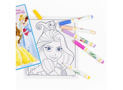 Crayola Kouzelné omalovánky Disney Princess-kreslení bez následků