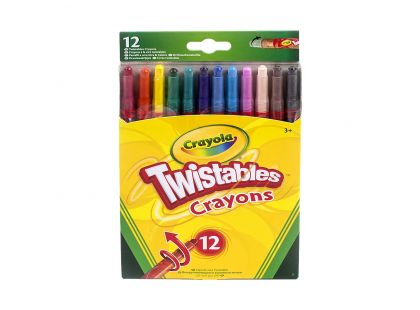 Crayola voskovky twist 12 ks