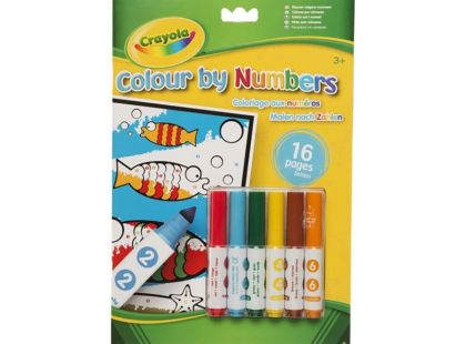 Crayola Vybarvování s fixami podle čísel
