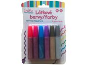 CreaFun - Látkové barvy - sada třpytky 6 (42ml)