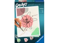 CreArt 235421 Buď šťastný: Květinová perokresba