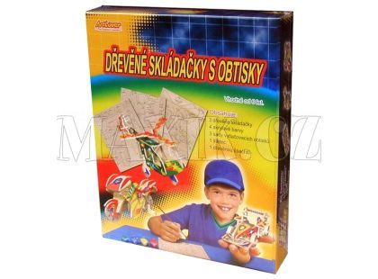 Creatoys Dřevěné skládačky s obtisky