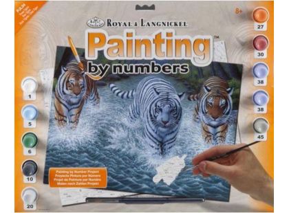 Creatoys Malování velké Royal Tři tygři