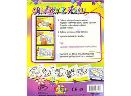 Creatoys Obrázky z písku - Poškozený obal