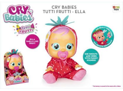 Cry Babies Interaktivní panenka Tutti Frutti Ella 30 cm