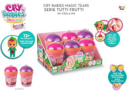 Cry Babies Magic Tears magické slzy série Tutti Frutti fialové