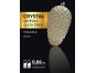 Crystal Závěsná Zlatá Šiška 22 cm 2