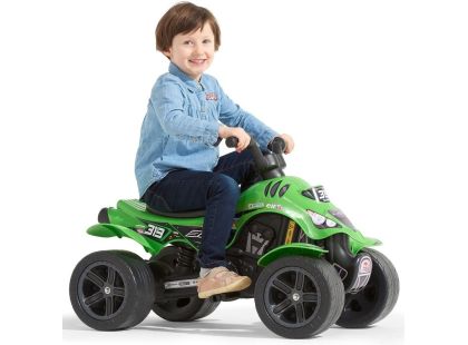Čtyřkolka šlapací Bud Racing zelená