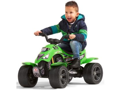 Čtyřkolka šlapací Bud Racing zelená