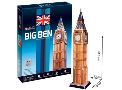 CubicFun 3D Big Ben 47 dílků CubicFun 3D Big Ben 47 dílků