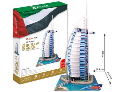 CubicFun 3D Burj Al Arab 101 dílků