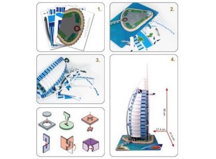 CubicFun 3D Burj Al Arab 101 dílků