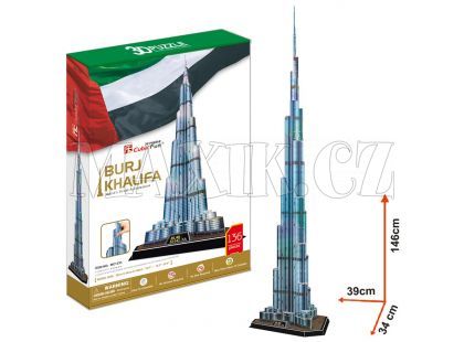 CubicFun 3D Burj Khalifa 136 dílků