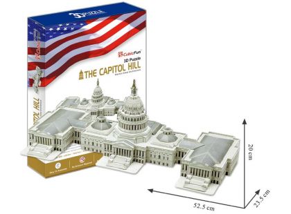 CubicFun 3D Capitol Hill 132 dílků