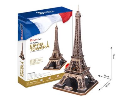 CubicFun Puzzle 3D Eiffelova vež 82 dílků