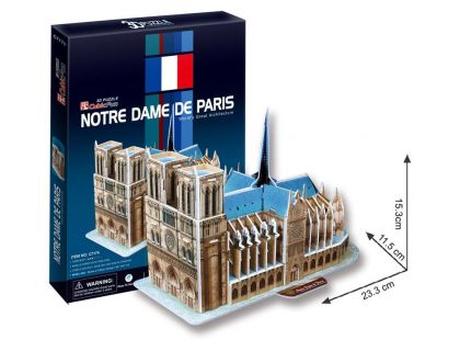 CubicFun 3D Notre Dame 40 dílků