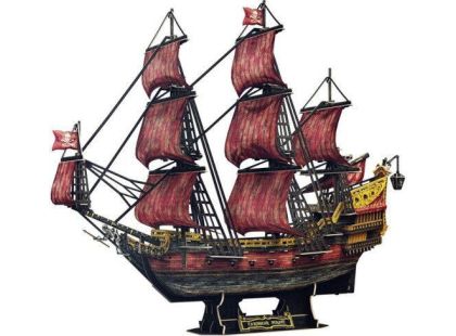 Cubicfun 3D Puzzle Plachetnice Queen Anne's Revenge 391 dílků - Poškozený obal