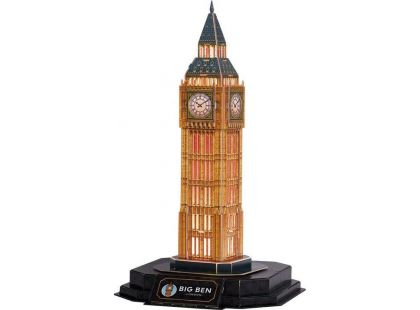 CubicFun 3D puzzle s LED Noční edice: Big Ben 32 dílků