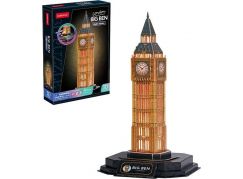 CubicFun 3D puzzle s LED Noční edice: Big Ben 32 dílků