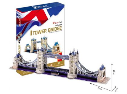 CubicFun 3D Tower Bridge 120 dílků