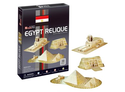 CubicFun Puzzle 3D Egyptské památky 30 dílků