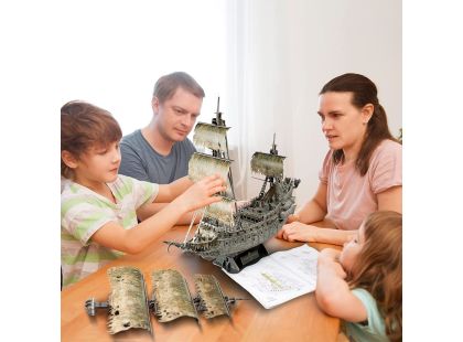 Cubicfun 3D Puzzle LED Flying dutchman 360 dílků - Poškozený obal