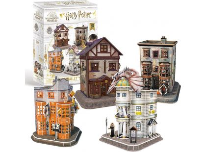 Cubicfun 3D Puzzle 4 v 1 Harry Potter Příčná ulice 181 dílků