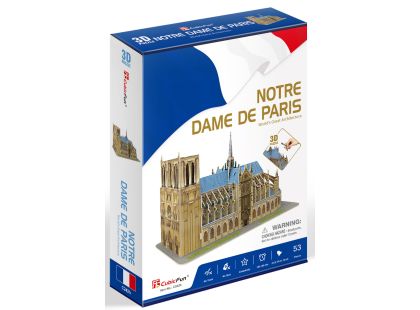 CubicFun Puzzle 3D Katedrála Notre-Dame 53 dílků