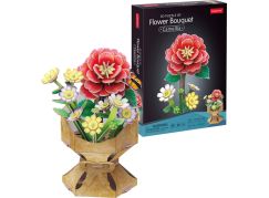 CubicFun Puzzle 3D Kytice z květů kamélií 109 dílků