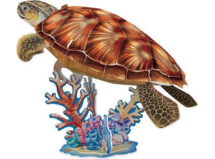 Cubicfun Puzzle 3D National Geographic Mořská želva 31 dílků