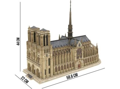 Cubicfun 3D Puzzle Notre Dame 293 dílků - Poškozený obal
