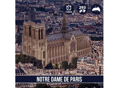 Cubicfun 3D Puzzle Notre Dame 293 dílků - Poškozený obal