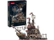 CubicFun Puzzle 3D Pirátský přístav Tortuga 218 dílků