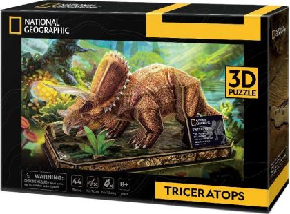 Cubicfun 3D Puzzle Triceratops 44 dílků