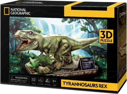 Cubicfun Puzzle 3D Tyrannosaurus Rex 52 dílků