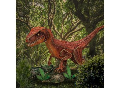 Cubicfun 3D Puzzle Velociraptor 63 dílků