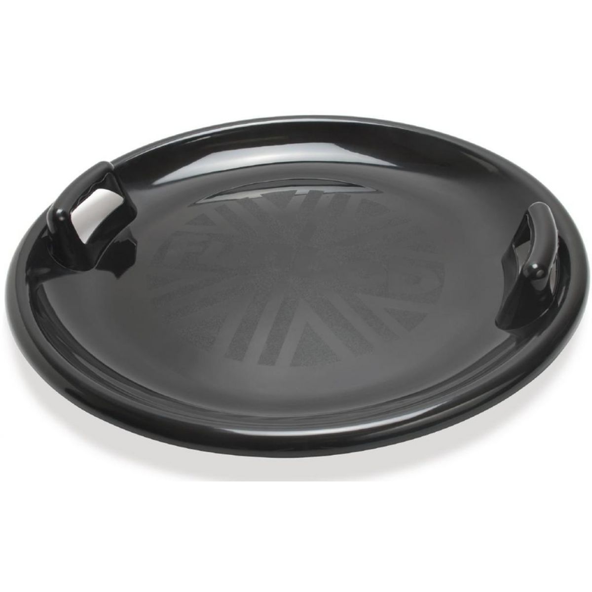 Dantoy Zábavný talíř na sníh s držadly - průměr 63 cm - Černá