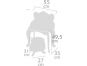 DeCuevas 55541 Dřevěný toaletní stolek se zrcadlem, dřevěnou židličkou a doplňky Ocean Fantasy 2021 7
