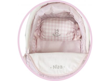 DeCuevas 81046 Skládací kočárek pro panenky s taškou a doplňky Niza - 81 cm - Poškozený obal