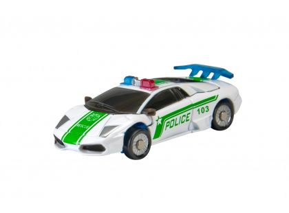 Deformation Modely autíček 2v1 modely 1:64 Policie zelená