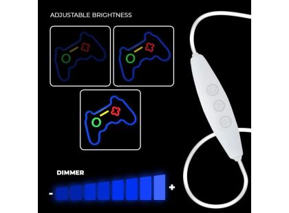 Dekorativní PLEXI LED neon Gamepad multicolor