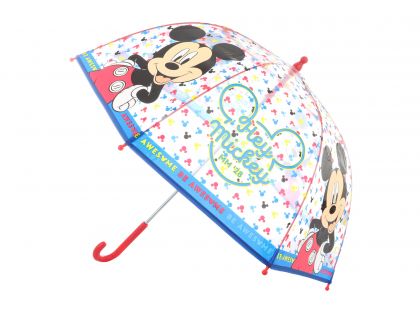 Deštník Mickey průhledný manuální